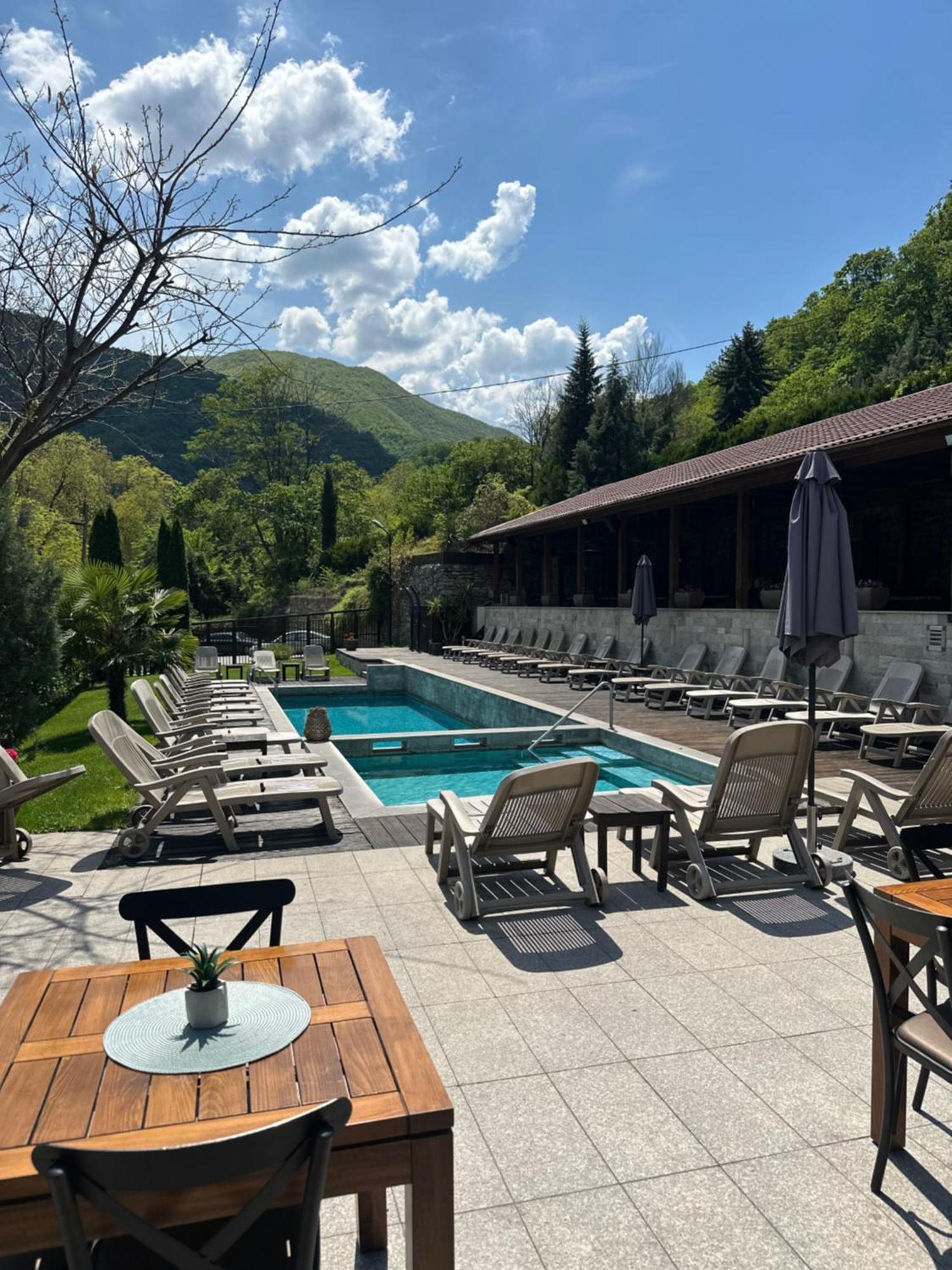 Aqua Varvara Hotel Vetren Dol Bagian luar foto